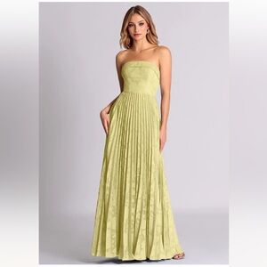 Azazie Mariana Yellow Dress